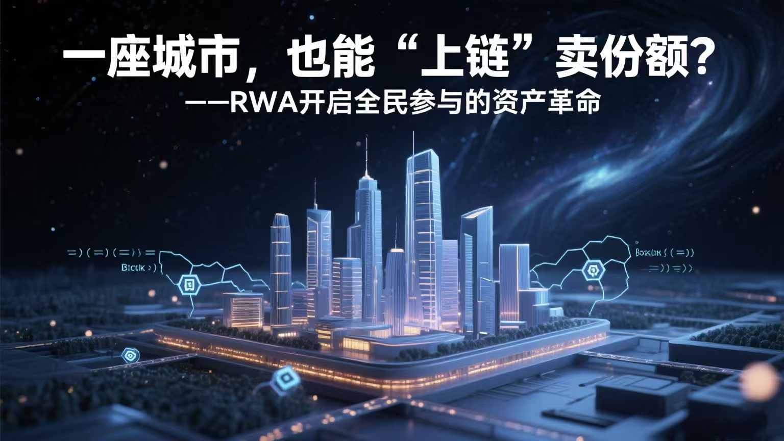 一座城市，也能“上链”卖份额？——RWA开启全民参与的资产革命