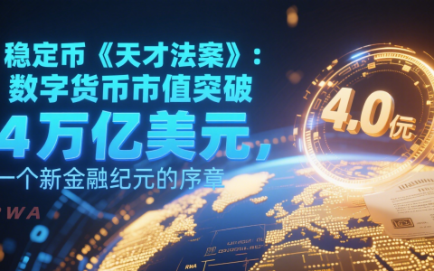 特朗普签署稳定币《天才法案》，数字货币市值突破 4 万亿美元：一个新金融纪元的序章与 RWA 的终极叙事