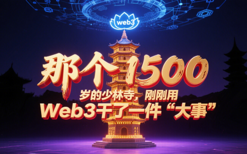 那个 1500 岁的少林寺，刚刚用 Web3 干了一件 “大事”
