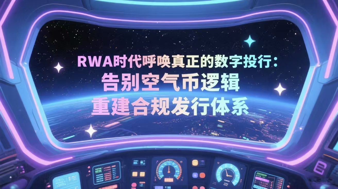 RWA时代呼唤真正的数字投行：告别空气币逻辑 重建合规发行体系