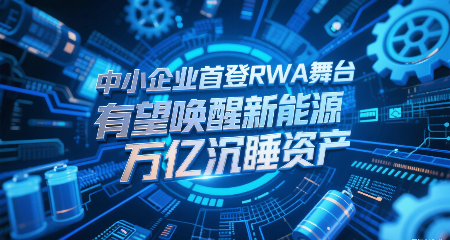 中小企业首登RWA舞台 有望唤醒新能源万亿沉睡资产
