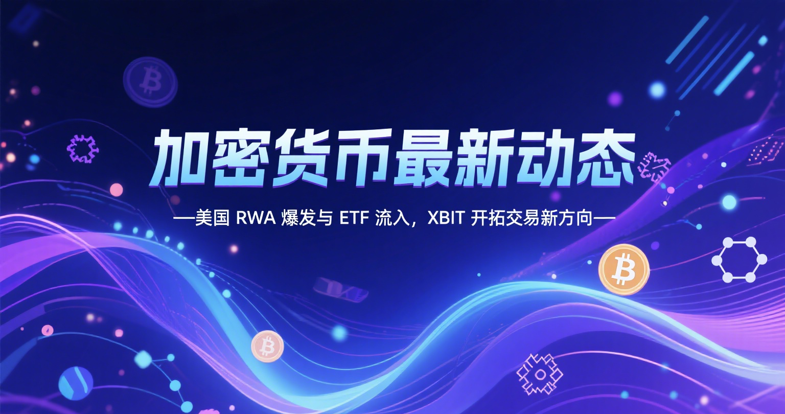 加密货币最新动态：美国 RWA 爆发与 ETF 流入，XBIT开拓交易新方向