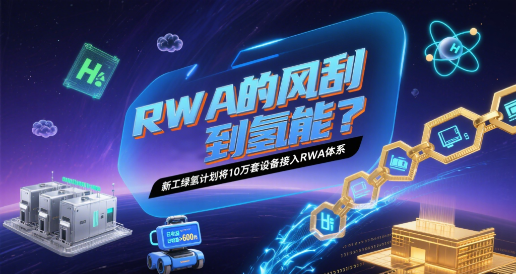 RWA 的风刮到氢能？新工绿氢计划将 10 万套设备接入 RWA 体系