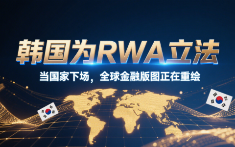 韩国为RWA立法：当国家下场，全球金融版图正在重绘