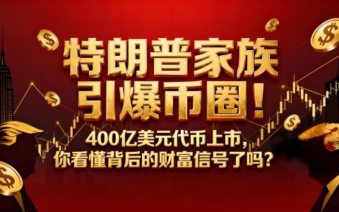 今天，特朗普家族引爆币圈！400亿美元代币上市，你看懂背后的财富信号了吗？