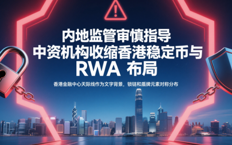 内地监管审慎指导 中资机构收缩香港稳定币与 RWA 布局​