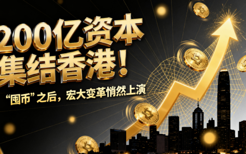 200亿资本集结香港！“囤币”之后，一场更宏大的变革正悄然上演