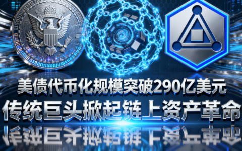 美债代币化规模突破 290 亿美元 传统巨头掀起链上资产革命​